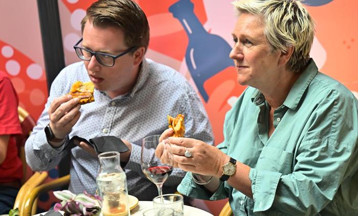 A chance to try delicious food and drink